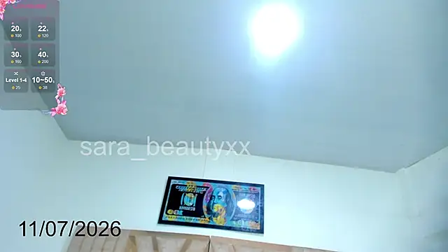 SARA BEAUTYXX online show from July 11, 2026, 3:34 pm