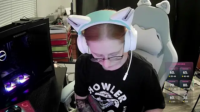 LilyFoxxx online show from July 1, 2026, 5:08 am