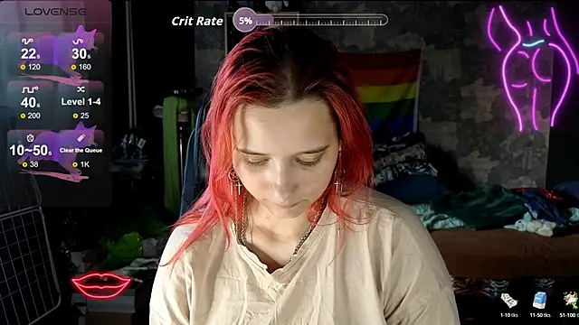 RachelPirce online show from May 27, 2026, 1:57 am