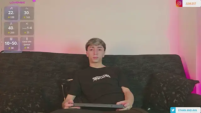 ethan and ava online show from June 12, 2026, 2:20 am
