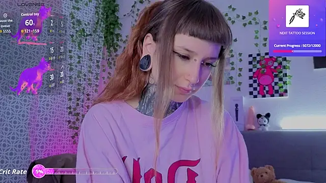 LilithPoison online show from June 27, 2026, 9:10 pm