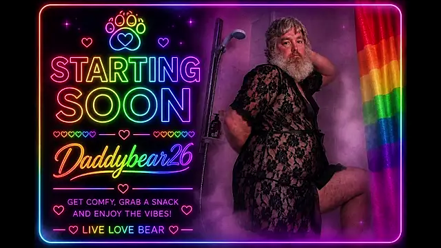 Daddybear26 online show from June 19, 2026, 3:51 pm