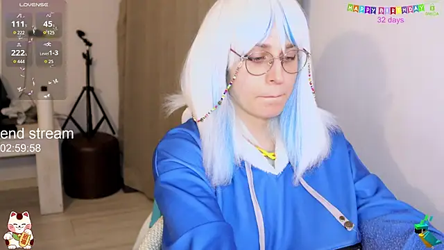 ShiroiFubuki online show from January 18, 2026, 7:28 pm