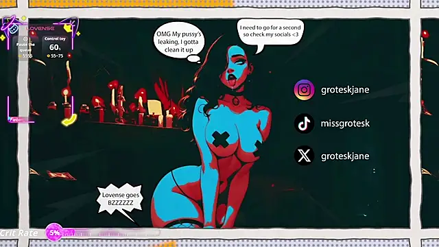 GroteskJane online show from January 15, 2026, 4:05 am