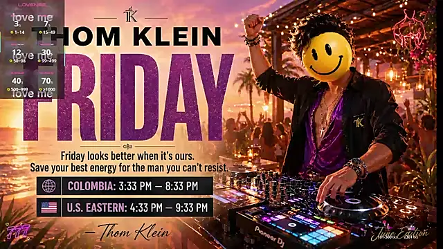 Snapshot of thomklein chatting on July 17, 2026, 8:06 pm thomklein online show from July 17, 2026, 8:06 pm