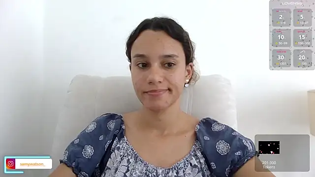 Snapshot of SamanthaWatson chatting on June 25, 2026, 8:03 pm SamanthaWatson online show from June 25, 2026, 8:03 pm