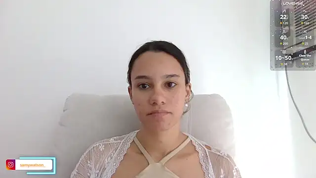 Snapshot of SamanthaWatson chatting on July 5, 2026, 12:01 pm SamanthaWatson online show from July 5, 2026, 12:01 pm