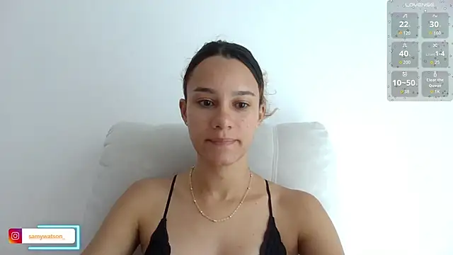 Snapshot of SamanthaWatson chatting on June 3, 2026, 1:12 pm SamanthaWatson online show from June 3, 2026, 1:12 pm
