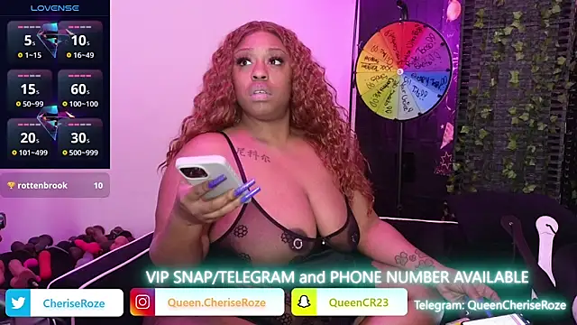 Snapshot of cheriserozequeen chatting on January 10, 2025, 8:59 pm cheriserozequeen online show from January 10, 2025, 8:59 pm