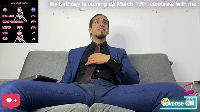 Tom blunt96 online show from March 7, 2026, 8:03 pm