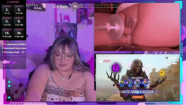 MegariaB online show from March 1, 2025, 8:23 am
