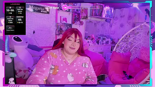 MegariaB online show from February 19, 2025, 5:05 am