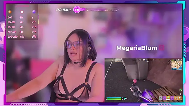 Snapshot of MegariaB chatting on March 8, 2026, 4:49 am MegariaB online show from March 8, 2026, 4:49 am