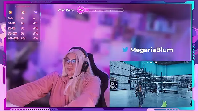 Snapshot of MegariaB chatting on February 22, 2026, 4:48 am MegariaB online show from February 22, 2026, 4:48 am