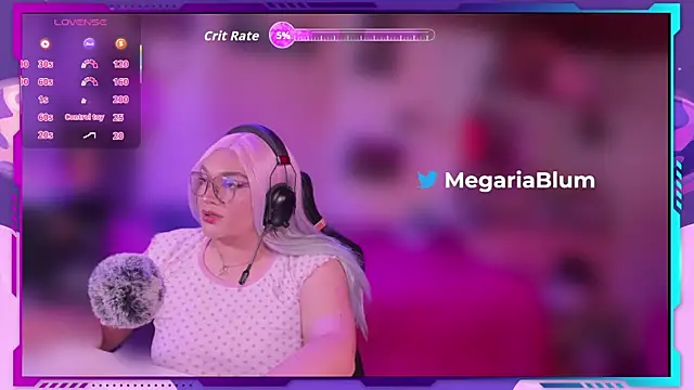 MegariaB online show from April 21, 2026, 4:30 am