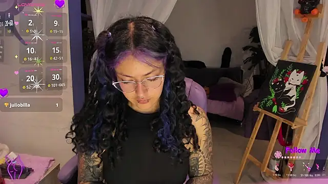 Snapshot of witchviolet chatting on February 20, 2026, 3:25 am witchviolet online show from February 20, 2026, 3:25 am