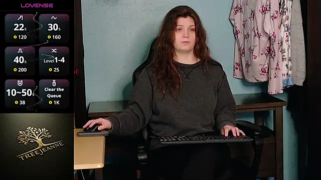 TreeJeanne online show from February 21, 2026, 9:39 pm