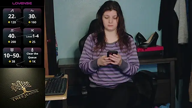 Snapshot of TreeJeanne chatting on January 8, 2026, 5:30 pm TreeJeanne online show from January 8, 2026, 5:30 pm