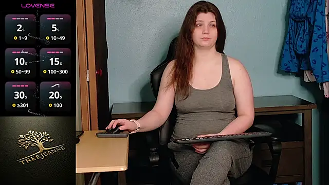 TreeJeanne online show from February 22, 2026, 10:44 pm