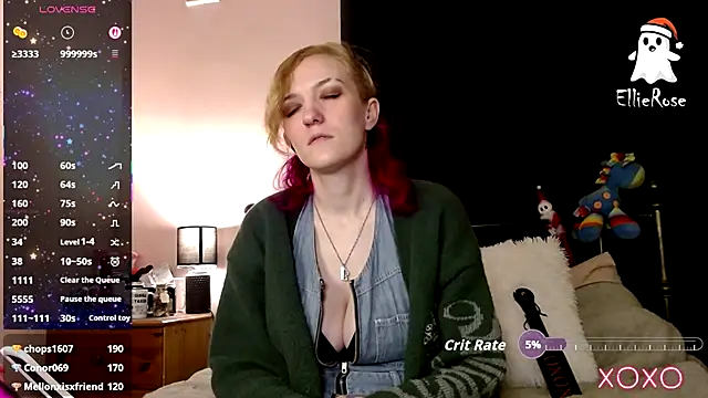 EllieeRose online show from December 18, 2025, 8:34 pm