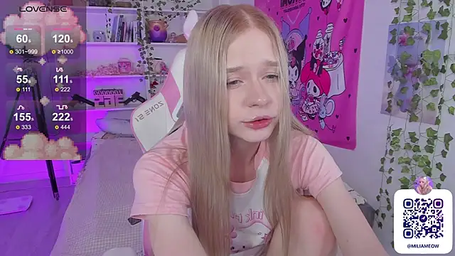Snapshot of Milia_Parker chatting on February 15, 2025, 1:31 am Milia Parker online show from February 15, 2025, 1:31 am