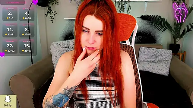 YrKiraXO online show from February 4, 2025, 10:32 am
