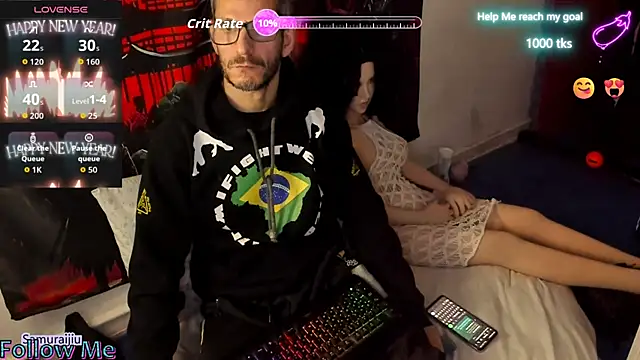 Snapshot of Samurayjiu chatting on February 10, 2026, 2:05 pm Samurayjiu online show from February 10, 2026, 2:05 pm