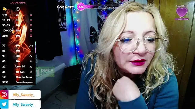 Ally Sweety online show from September 30, 2025, 2:28 am