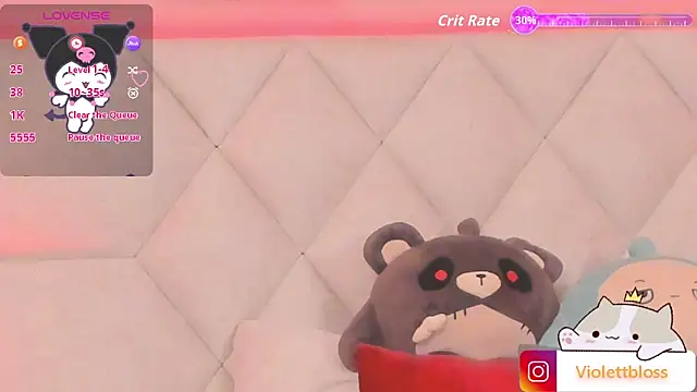 Violettbloss online show from October 17, 2025, 3:32 am