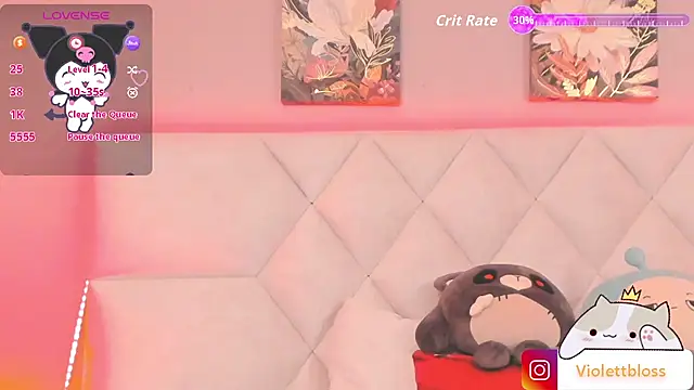 Violettbloss online show from October 21, 2025, 3:50 am