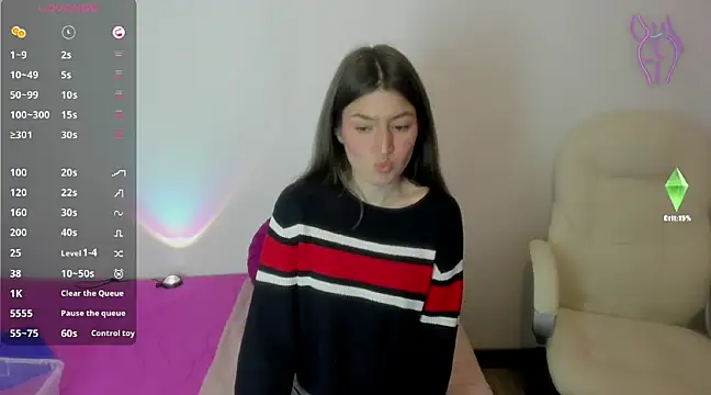 Tesa cute online show from March 9, 2025, 2:07 am