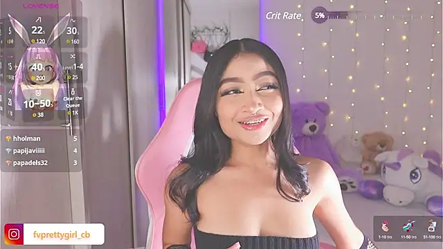 Snapshot of urfavprettygirl chatting on February 10, 2025, 5:47 am urfavprettygirl online show from February 10, 2025, 5:47 am