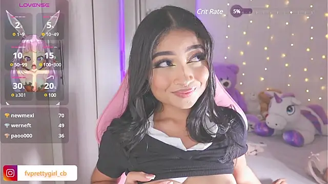 Snapshot of urfavprettygirl chatting on January 8, 2025, 9:10 am urfavprettygirl online show from January 8, 2025, 9:10 am