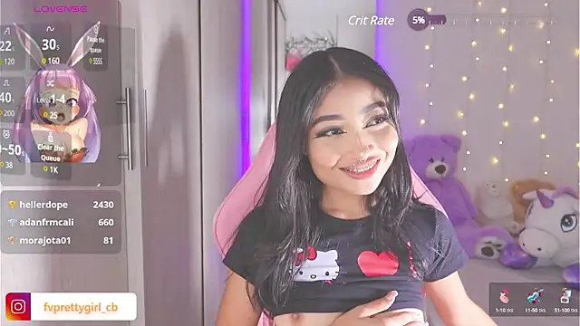 Snapshot of urfavprettygirl chatting on January 9, 2025, 9:48 am urfavprettygirl online show from January 9, 2025, 9:48 am