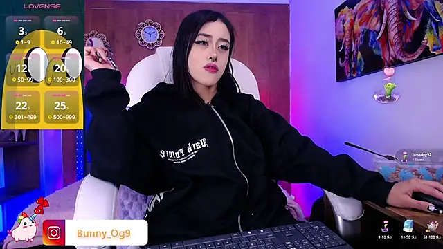 Bunny O online show from February 16, 2025, 8:22 pm
