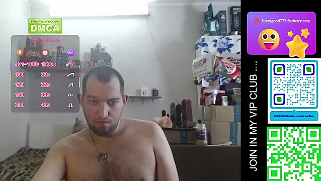 BISEXGOOD777 online show from September 8, 2025, 2:16 pm