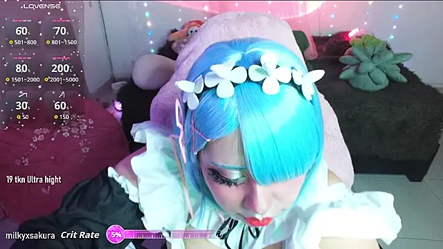 MilkyXSakura online show from January 18, 2026, 12:03 am