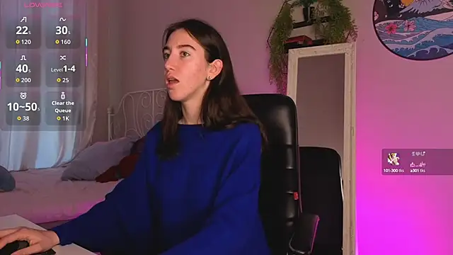 Snapshot of Belle_Via chatting on September 17, 2025, 2:41 pm Belle Via online show from September 17, 2025, 2:41 pm