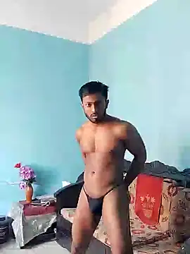 HunkyAriyan online show from January 26, 2025, 9:19 am