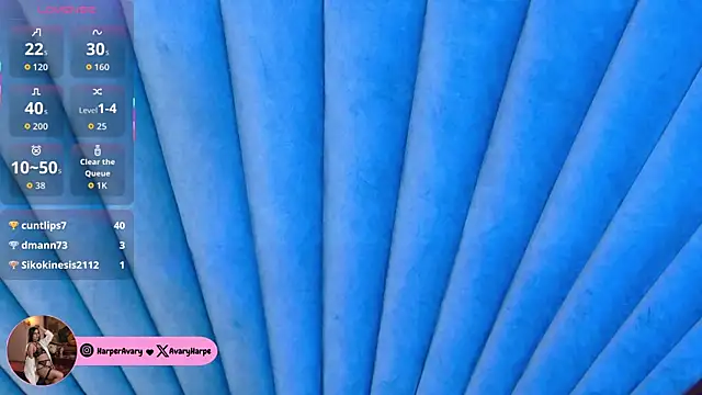 Harper-Avary online show from October 10, 2025, 3:02 pm