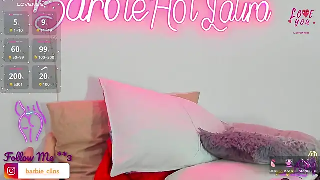 BarbieHotLaura online show from September 25, 2025, 3:18 pm
