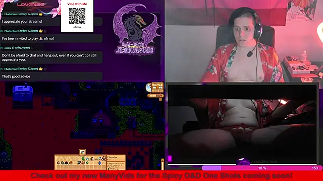 Snapshot of Rae-Suon chatting on March 12, 2025, 12:20 am Rae-Suon online show from March 12, 2025, 12:20 am