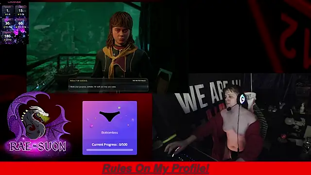 Rae-Suon online show from December 17, 2025, 3:22 am