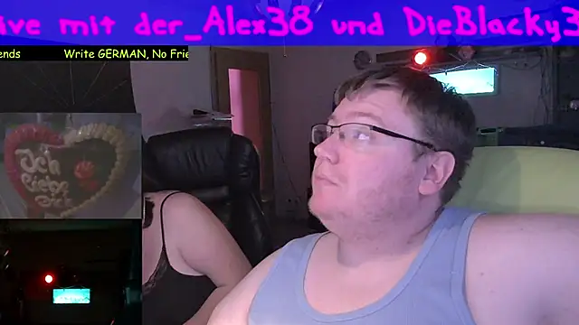 der alex38 online show from February 23, 2025, 8:22 pm