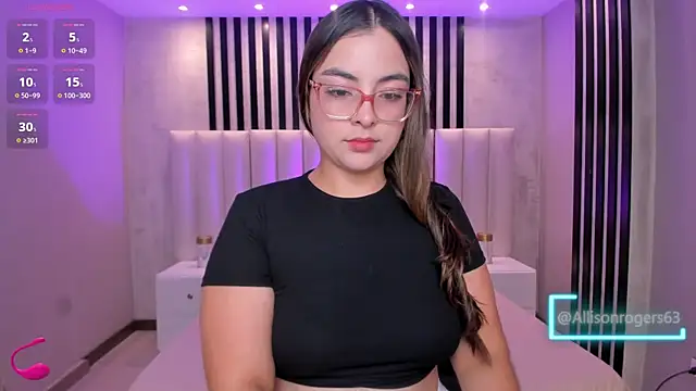 AllisonRogersX online show from July 10, 2026, 12:05 pm