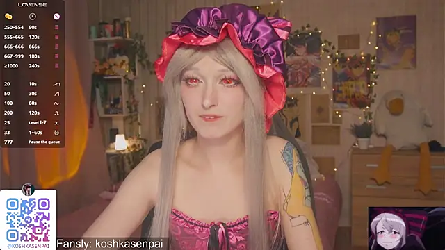 koshkasenpai online show from November 28, 2025, 4:29 pm