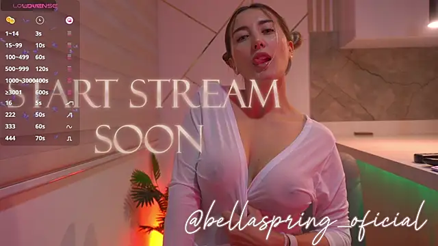 b3llaspringg online show from April 28, 2026, 11:09 pm