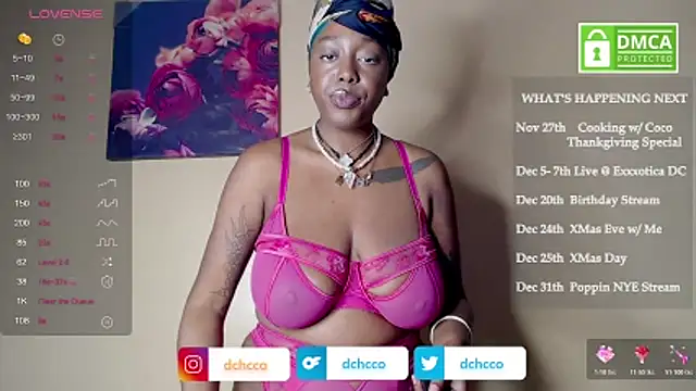Snapshot of dchcco chatting on November 18, 2025, 12:04 am dchcco online show from November 18, 2025, 12:04 am