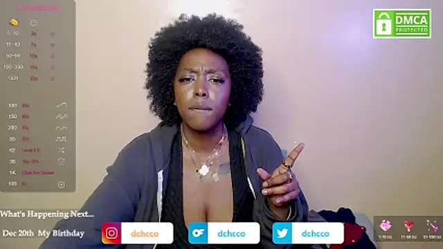 Snapshot of dchcco chatting on December 14, 2025, 12:50 am dchcco online show from December 14, 2025, 12:50 am