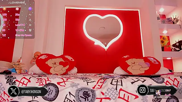 TabyJhonson online show from March 24, 2026, 12:49 pm